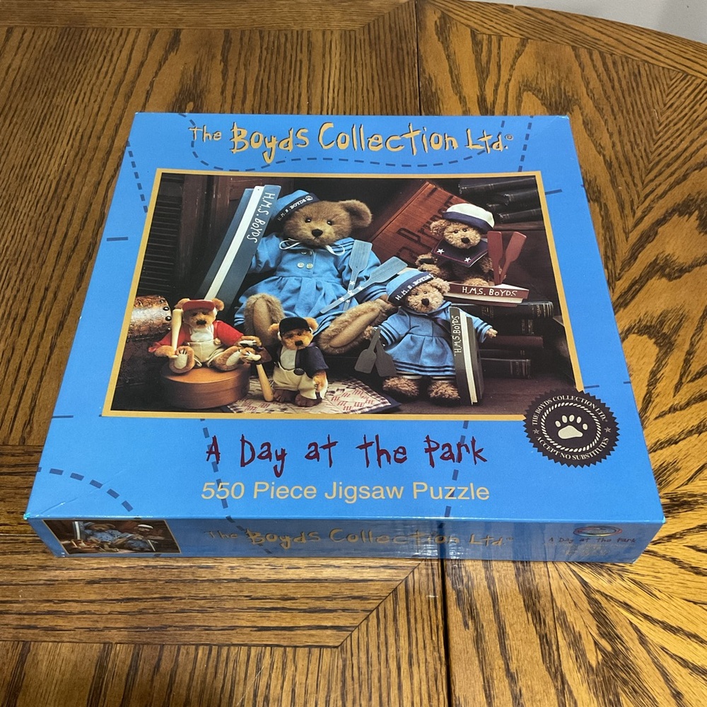 Boyds Bears “A Day in the Park”J igsaw Puzzle 550 pieces